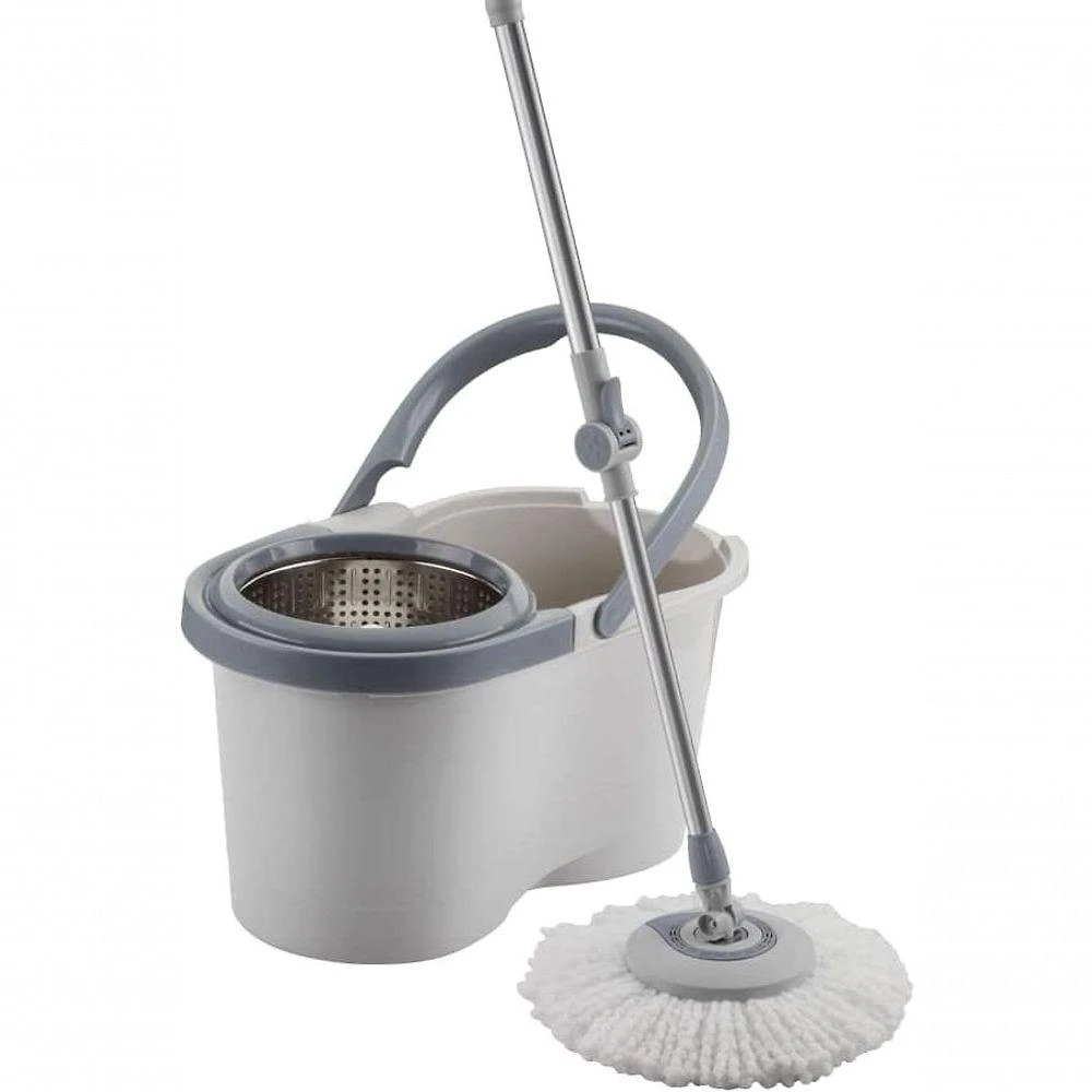 Mop Giratorio Menalux Inox para Limpeza Pesada 6,5L Cinza Electrolux