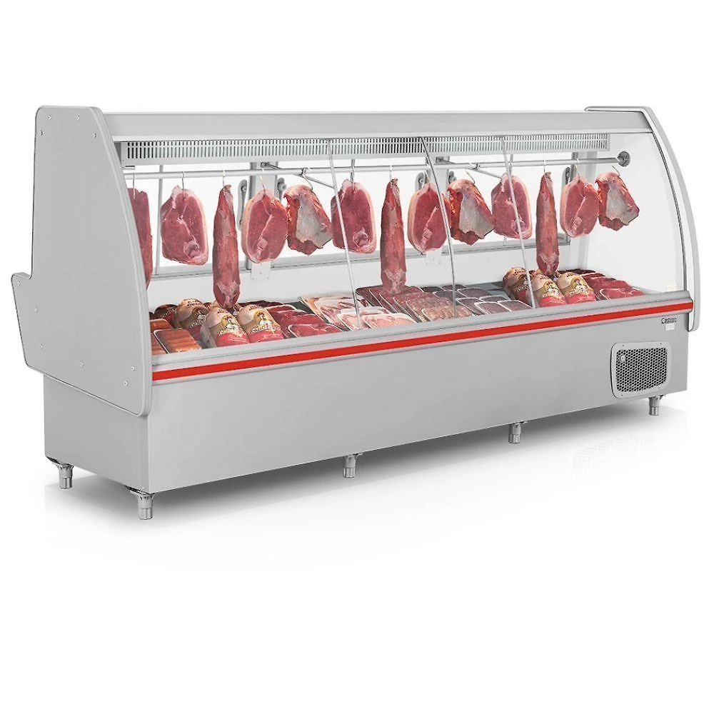 Balcão Frigorífico Açougue Com Depósito Pop Gaps310d Cinza Gelopar 220V