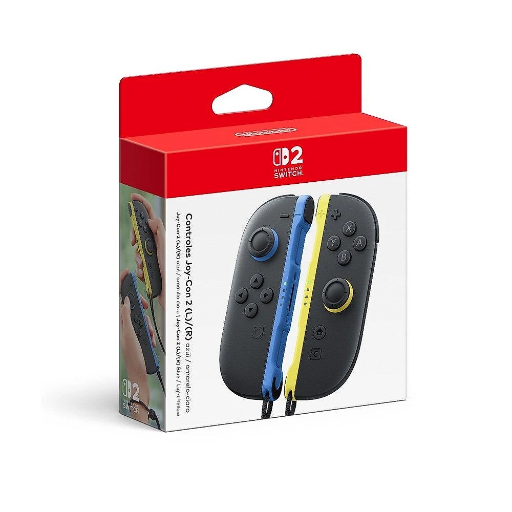 Controle Sem Fio Nintendo Switch 2 Joy-Con 2, Azul e Amarelo - NSAA10000004FGR