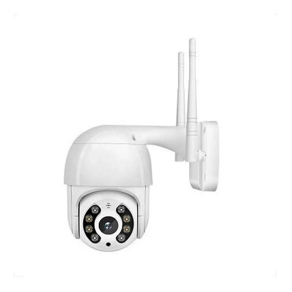 Câmera de Segurança Ip Externa A8 Dome Hd 1280x960p Wi-Fi Ou Cabo Rj45 com Infravermelho e Sensor