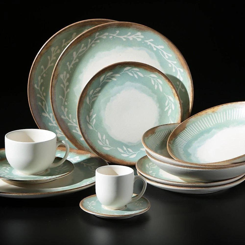 Conjunto De Pratos Fundos 06 Peças Coup Mediterrâneo Porto Brasil