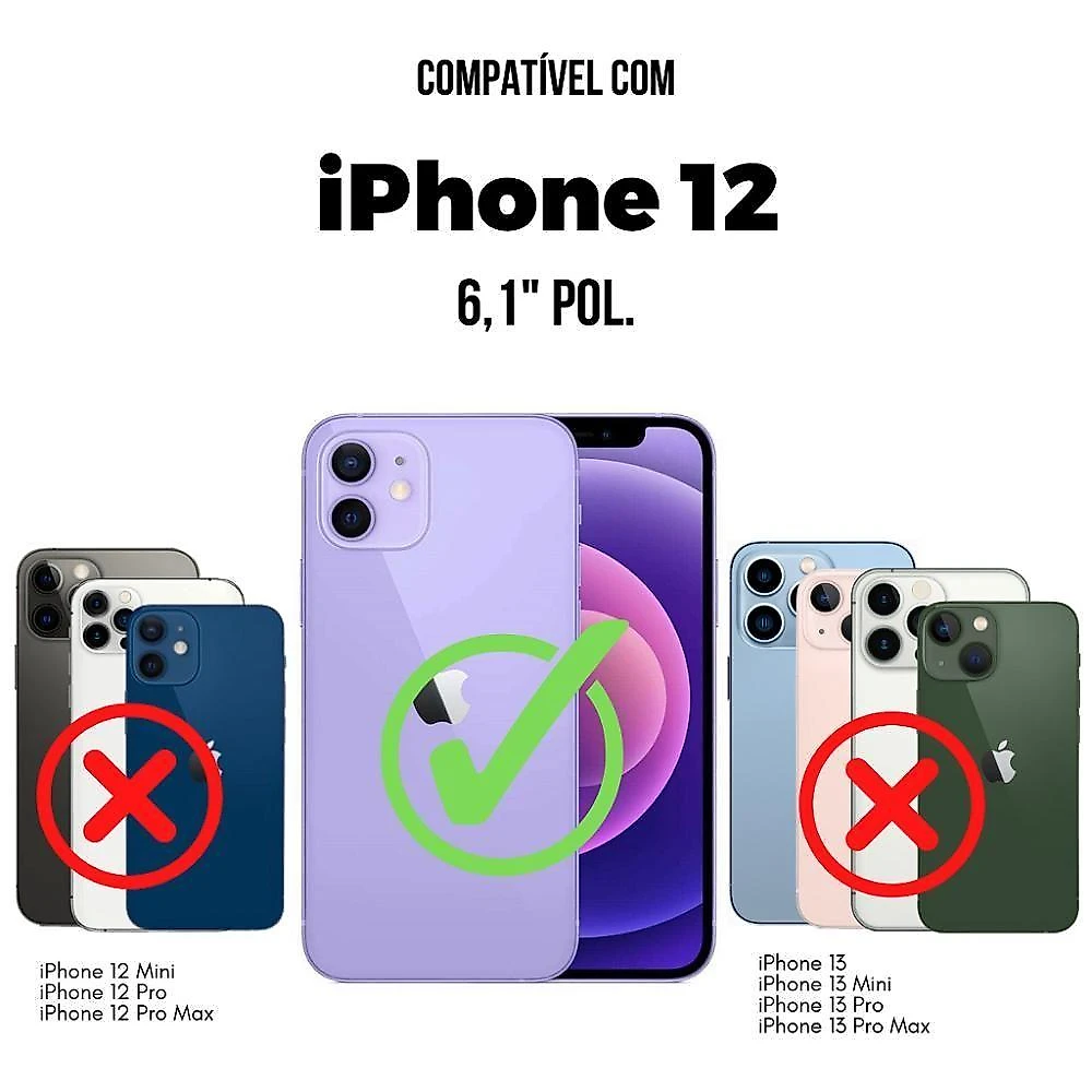 Película Para Iphone 12 - Defender Pro - Preta - Gshield
