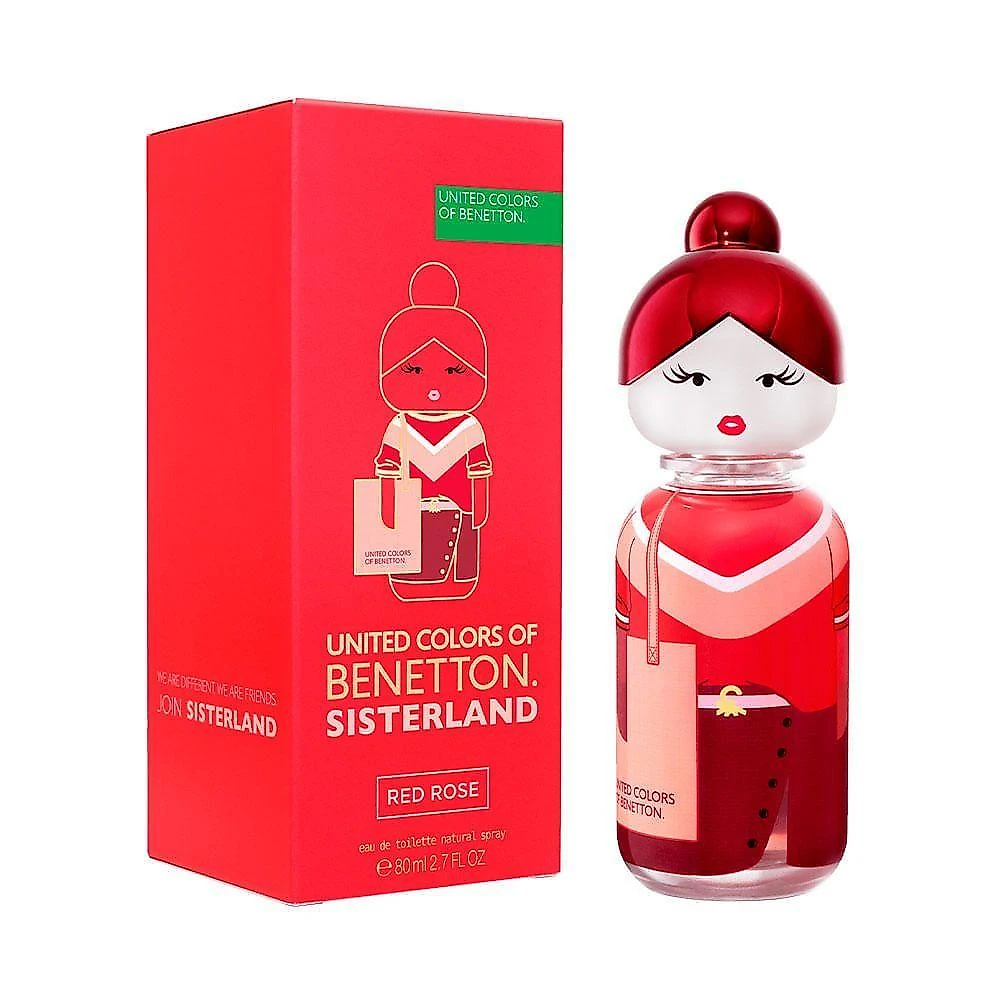 Benetton United Colors Sisterland Red Rose Eau De Toilette - Perfume Feminino 80ml 80ml