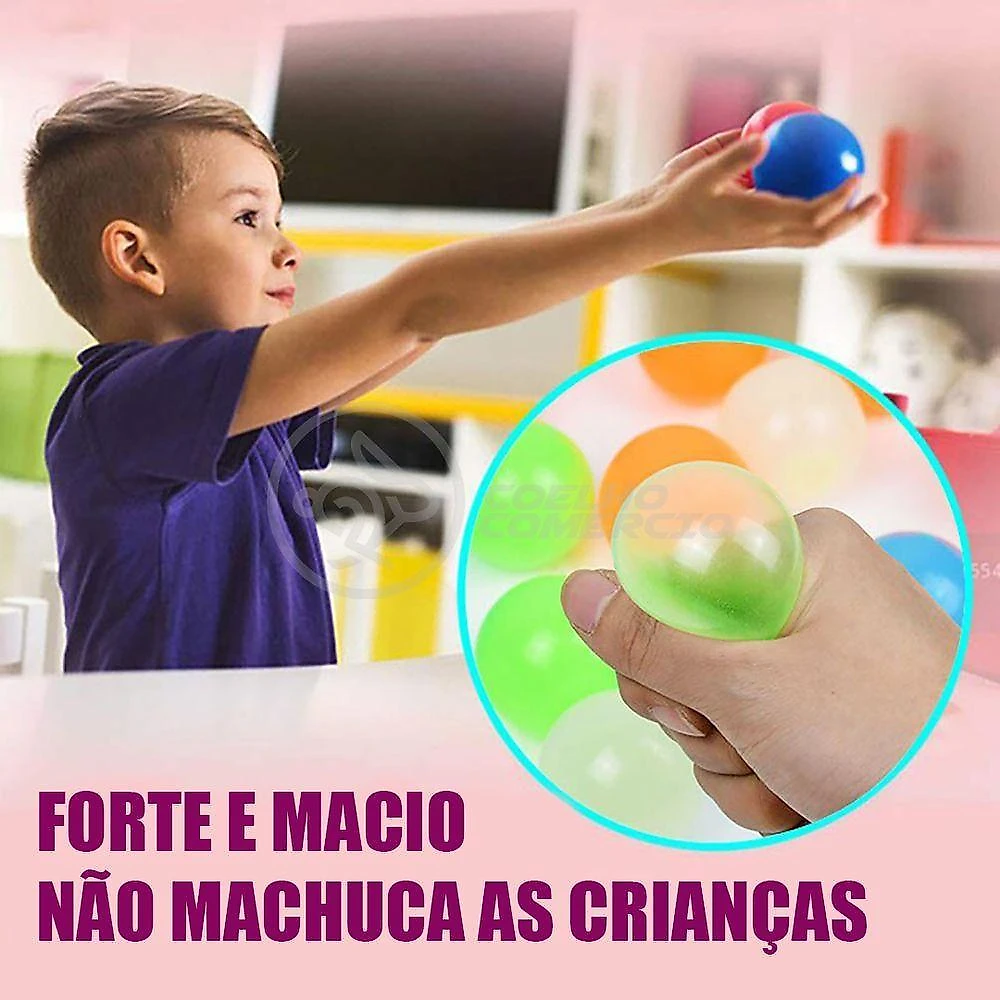 Fidget Toy Bolinha Globble Anti Stress De Apertar