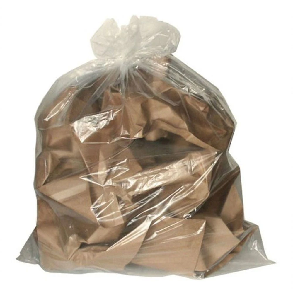 Saco de Lixo Transparente 20L Pacote com 100 Unidades para Uso Doméstico e Empresarial Higipack
