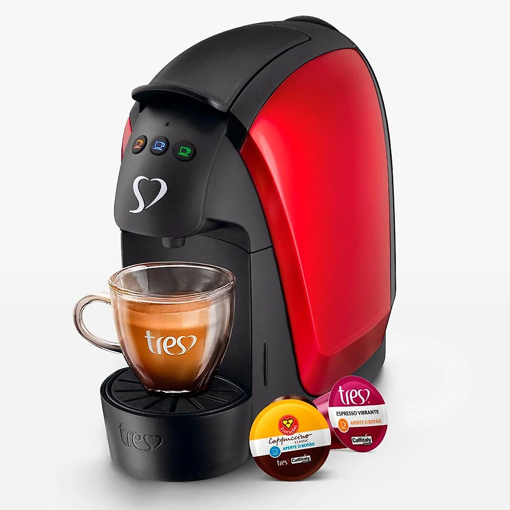 Cafeteira Expresso Luna Tres Vermelha 220V