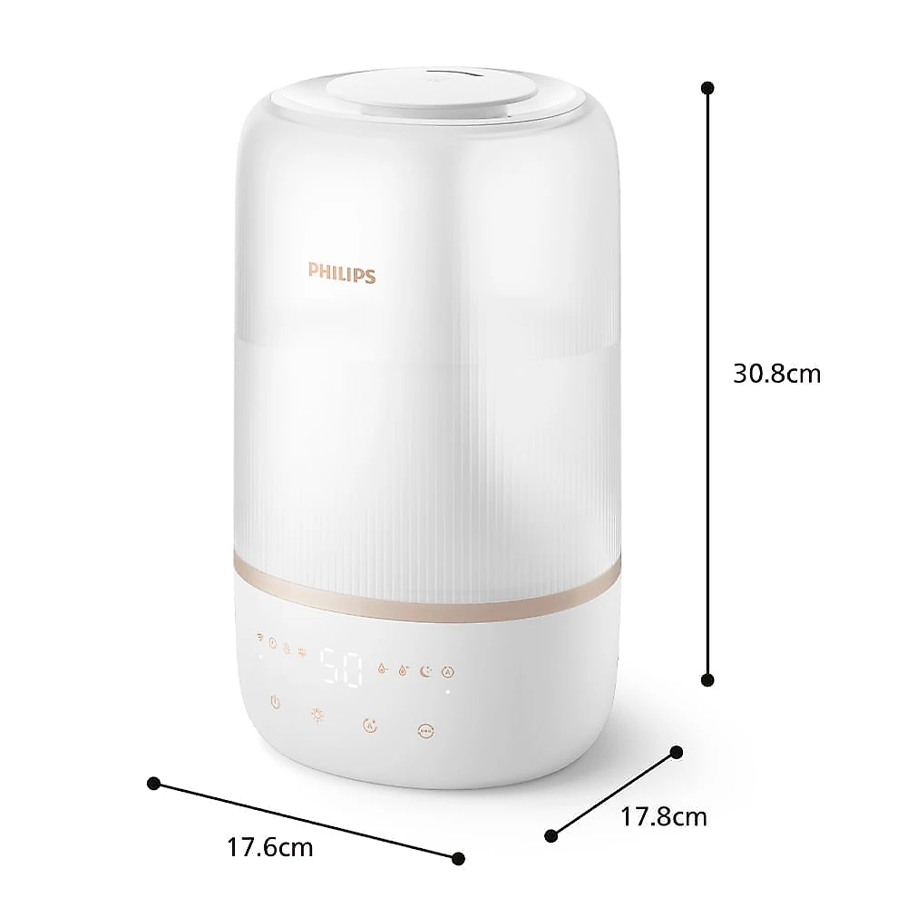 Umidificador de Ar Philips Série 1000 com 3 Litros - HU1510/04 Bivolt