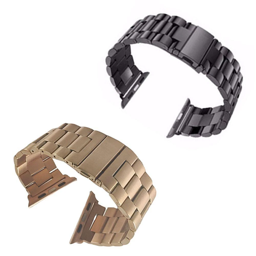 Kit 2 Pulseiras Aço 3 Elos Relogio Smartwatch Inteligente
