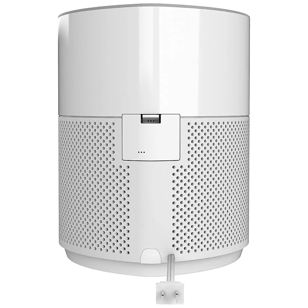 Purificador de Ar para Ambientes até 96m² com Filtro HEPA, Sensor de Qualidade, Luz UV-C e Saida de Ar em 360º, 110V, GermGuardian AC3000W, Branco 110v