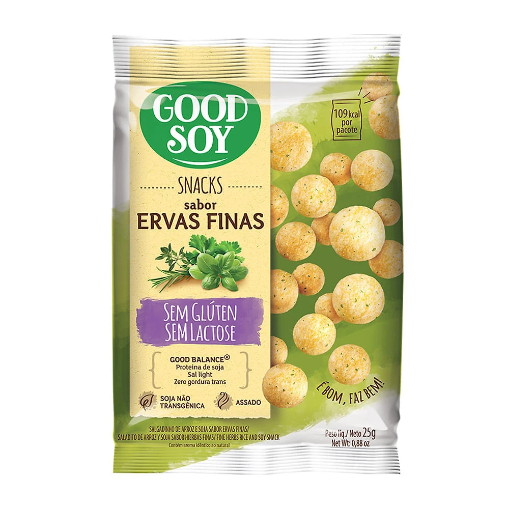 Snack Good Soy Sabor Ervas Finas 25g