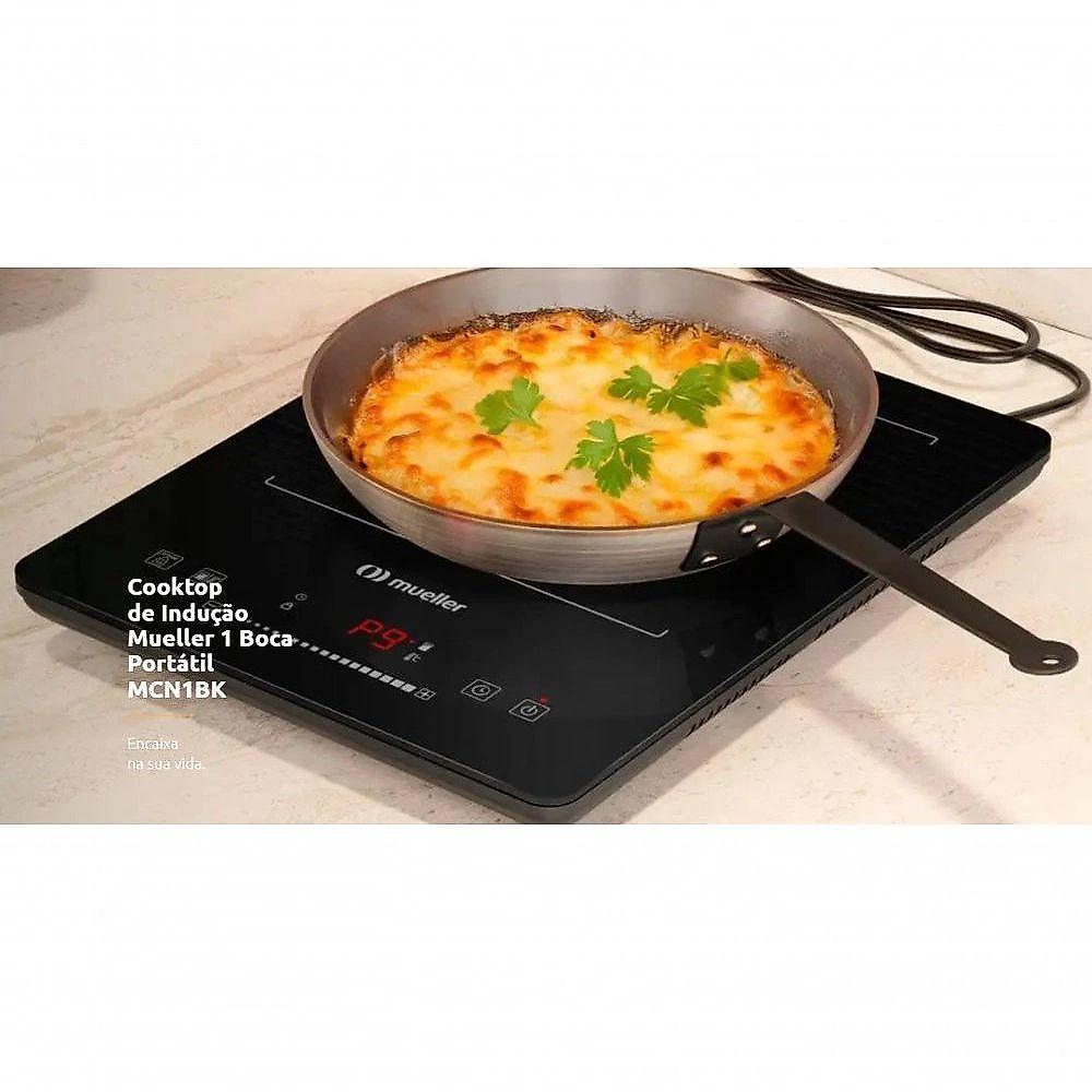 Fogão Cooktop De Indução Mueller 1 Boca Portátil Bivolt