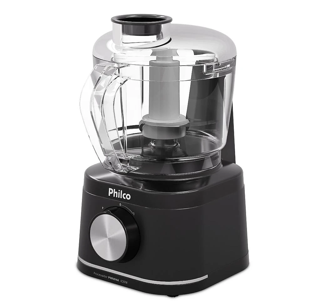 Processador de alimentos philco pmn04a 420w 500ml trava de segurança preto 110