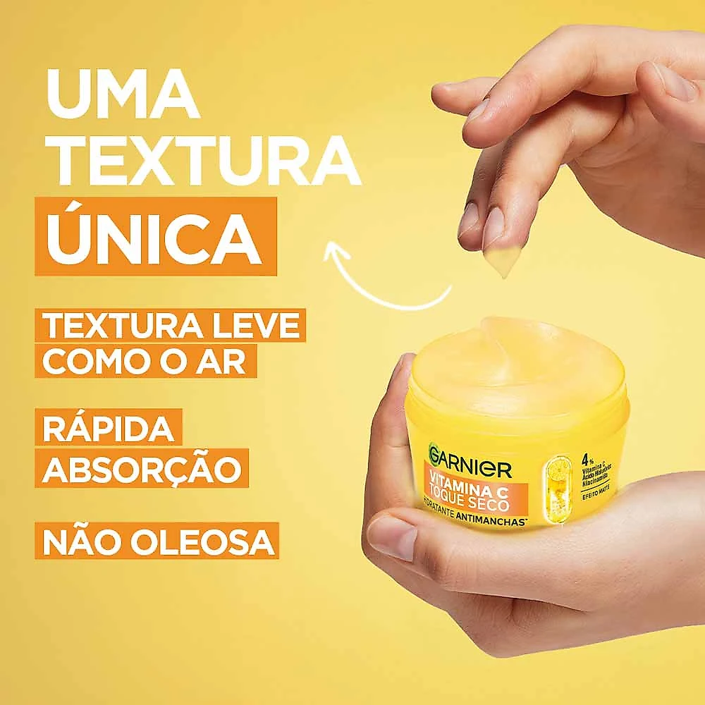 Garnier Skin Vitamina C kit - Hidratante Facial Antimanchas + Sérum + Gel de Limpeza Facial Kit
