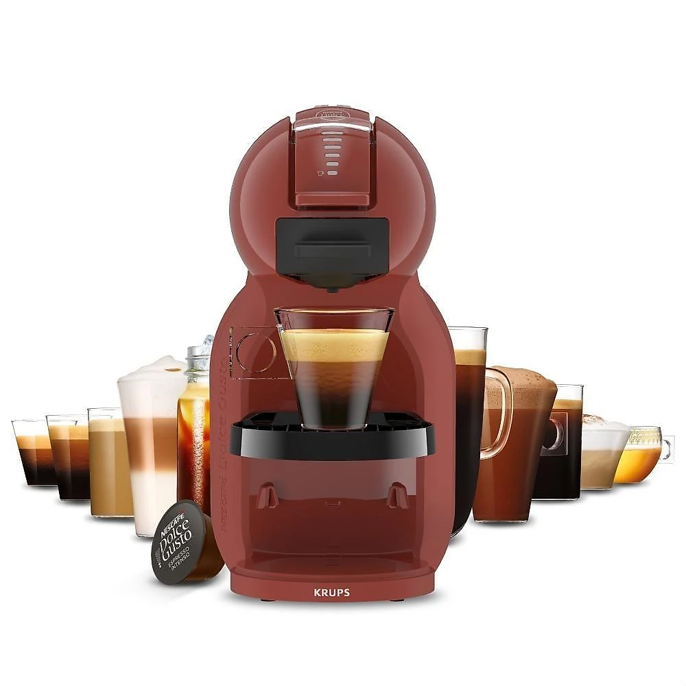 Kit Cafeteira Cápsula Dolce Gusto Mini Me 2.0 Plástico 12 Xícaras Terracota 1500W 220V