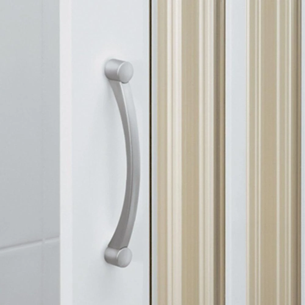 Box Para Banheiro de PVC 185x70cm Sanfonado Frontal BCF Porta Box Sanfonada para Chuveiro Pvc 70x185cm Branco
