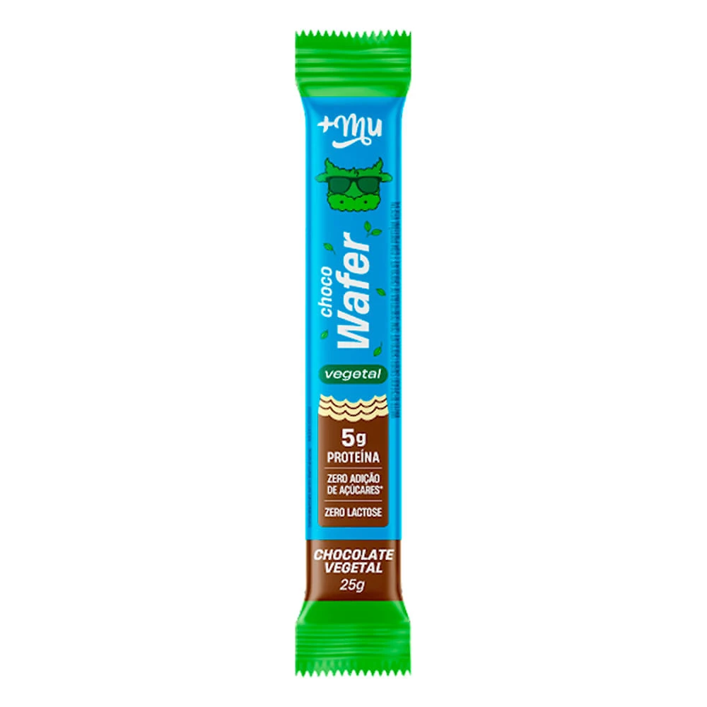 Choco Wafer Chocolate Vegetal Mais Mu 25g