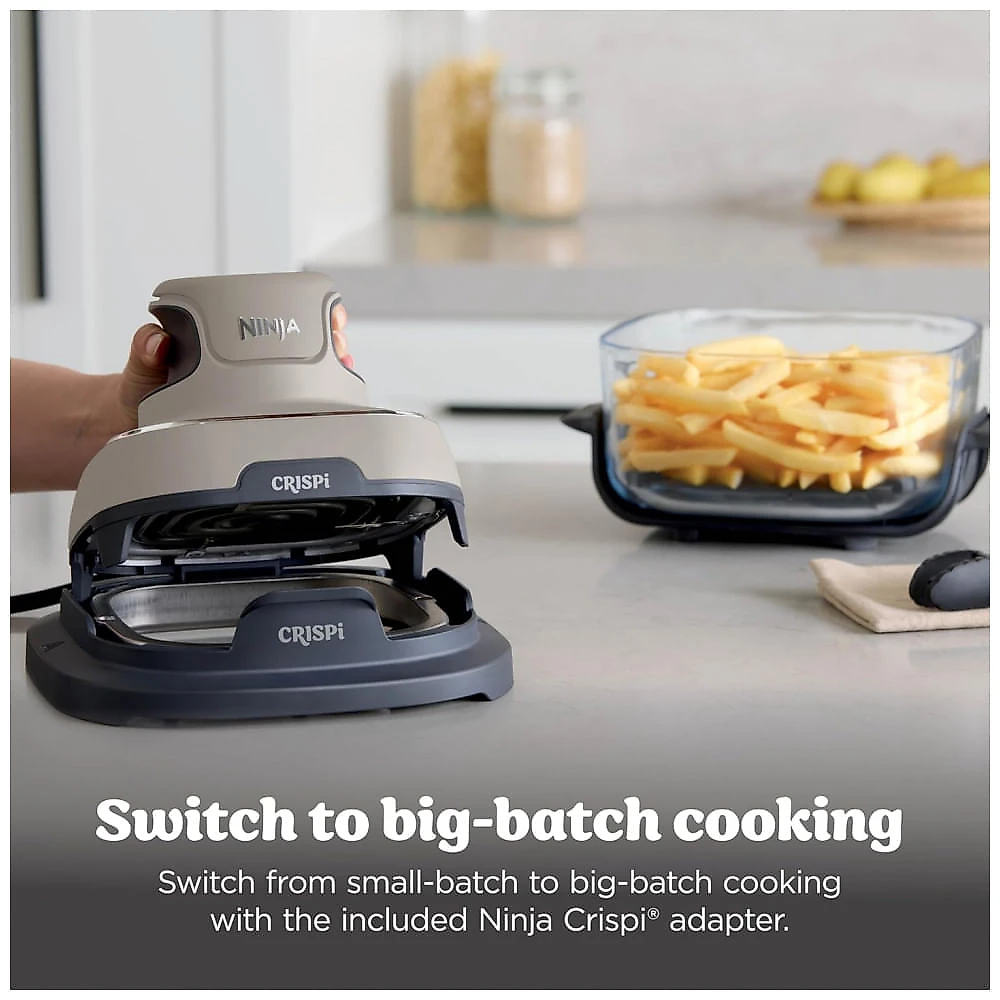 Ninja Crispi Air Fryer Fritadeira, Capacidade de 3,78 litros, 6 Copos com Tampas, Cozinha sem Óleo, Cozinha, Assa, Aquece