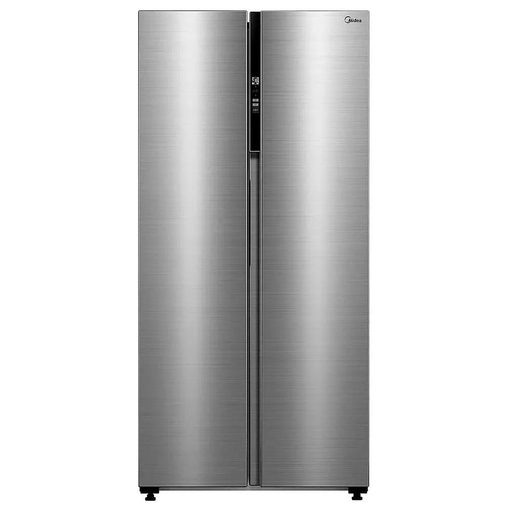 Geladeira Midea Side By Side 442L Inverter Conectada Inox MDRS5