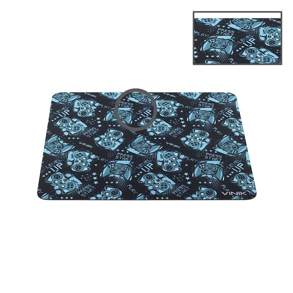 Mouse Pad Level Up com Tecido Neoprene e Base Emborrachada 320x270x2mm Vinik