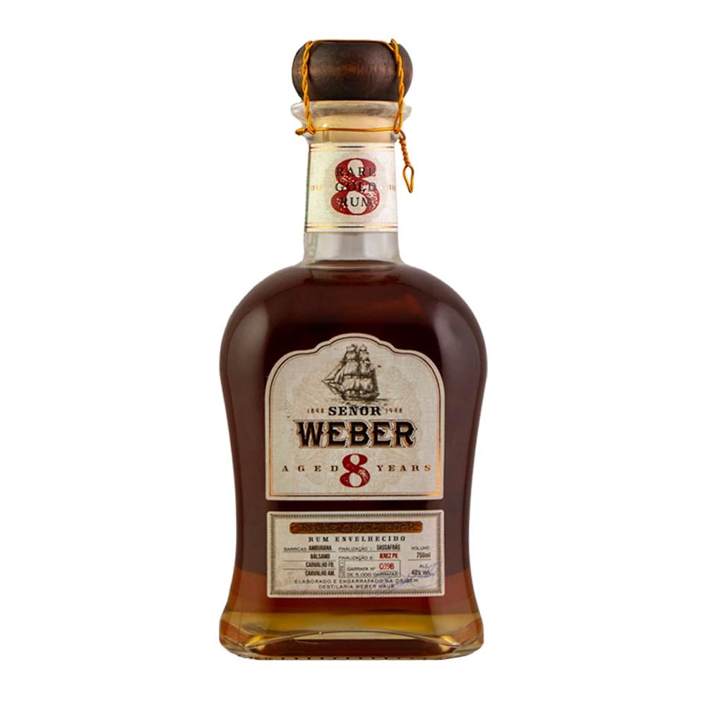 Rum senor weber 8 anos rare gold 750ml