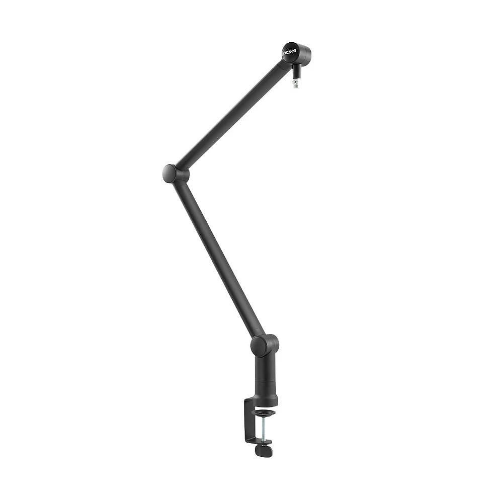Suporte Articulado para Microfone PLMSMIC01 com Morsa Preto Pcyes