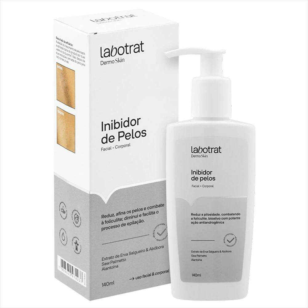 Kit Labotrat Inibidor De Pelos Dermo Skin 140ml 2 Unidades