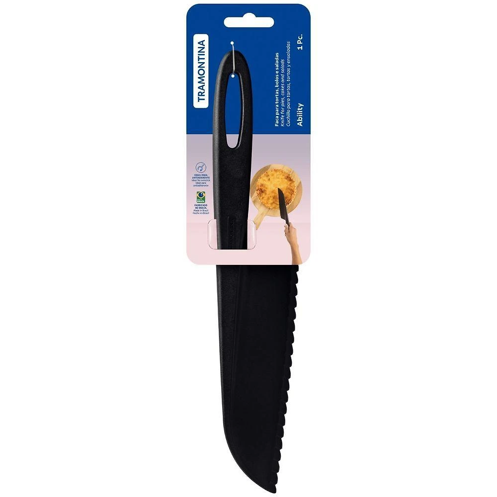 Faca para Torta Ability Servir Bolos e Saladas Nylon Resistente 180 Graus Uso em Superfícies