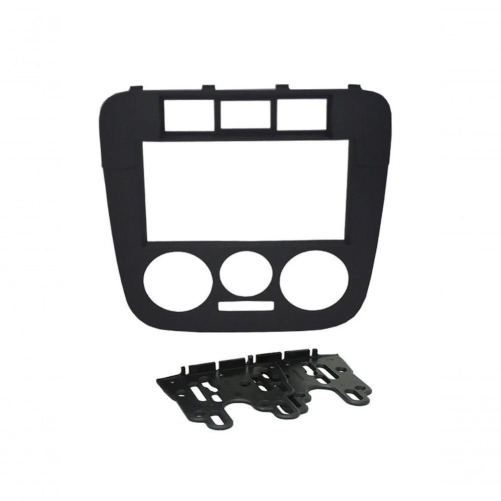 Moldura Fiamon 2 Din Vw Gol G4-saveiro Preta