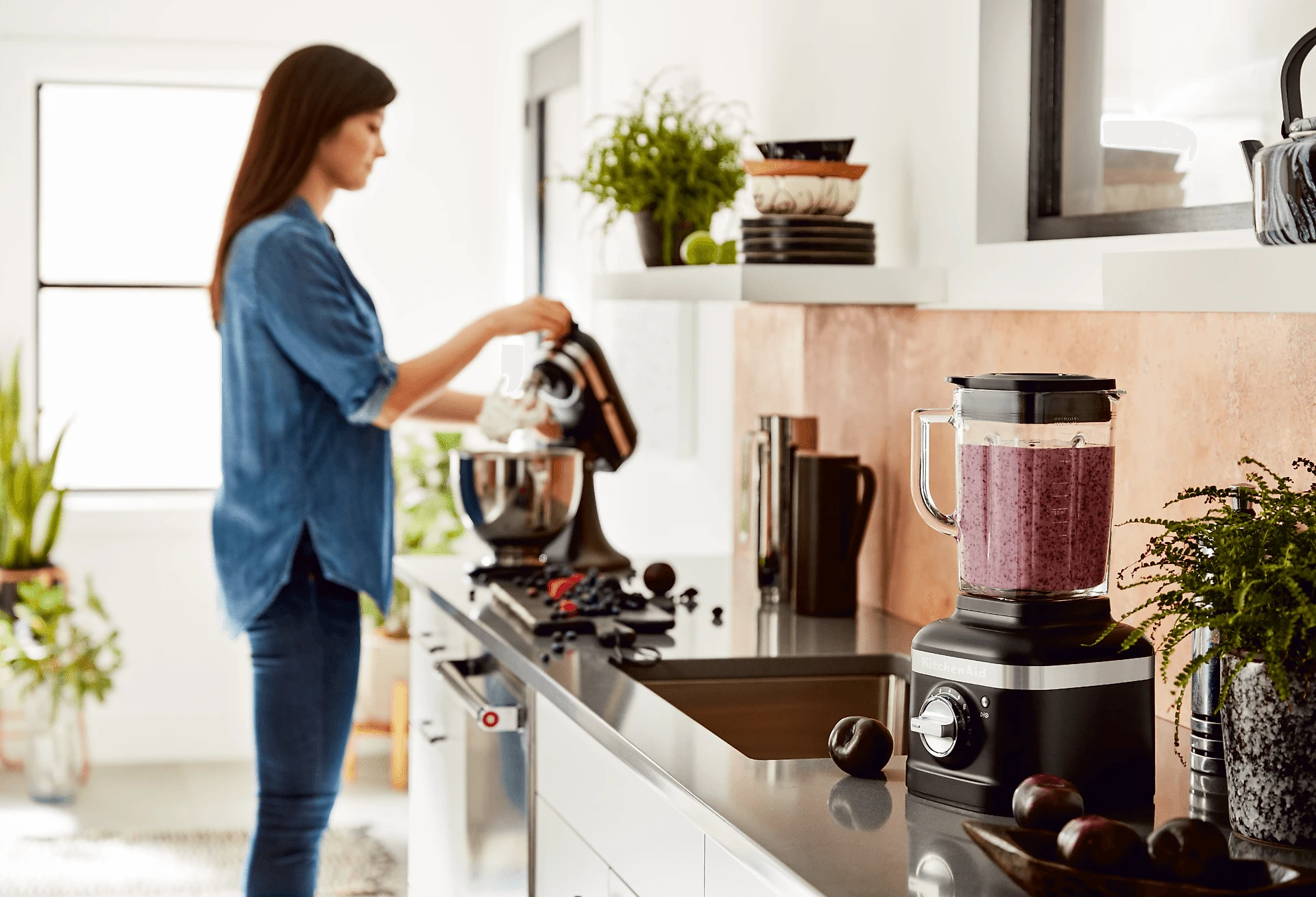 Jarra de Vidro KitchenAid para Liquidificador K400 KitchenAid