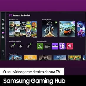 Smart TV 70" 4k UHD Samsung 70DU7700 Crystal Gaming Hub