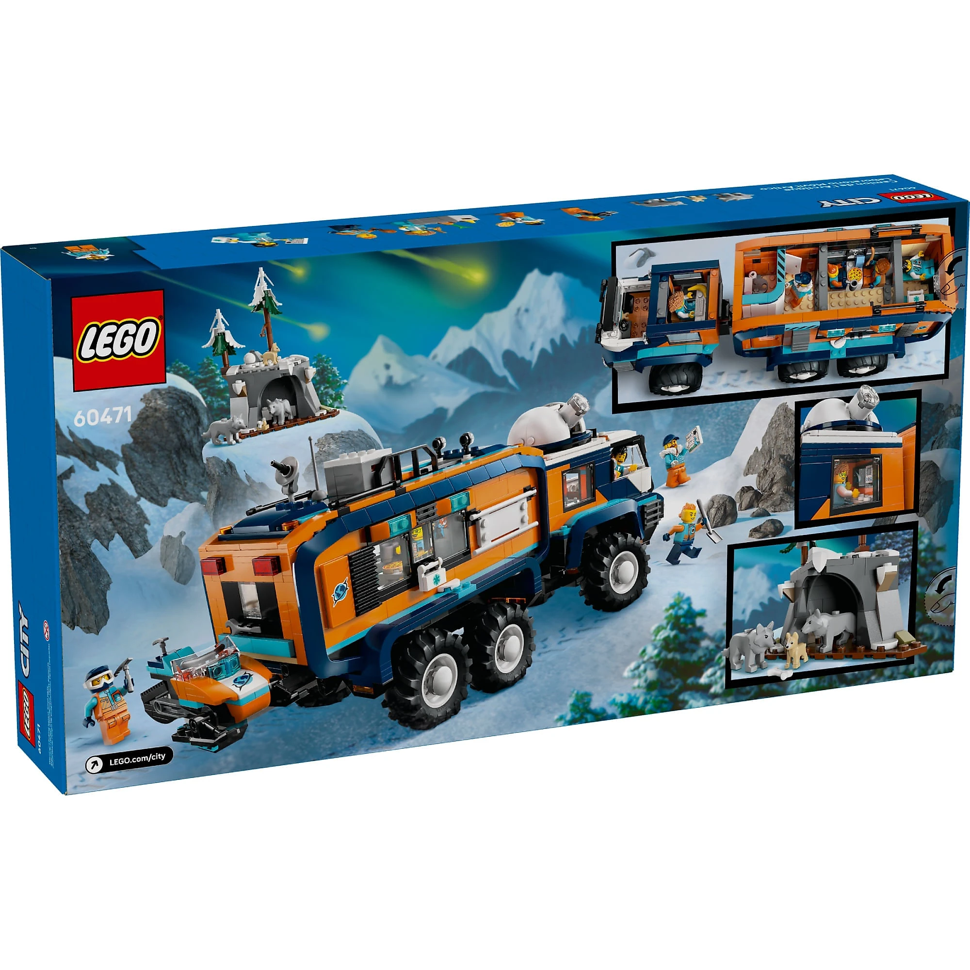 LEGO® City - Caminhão de laboratório científico Arctic Explorer