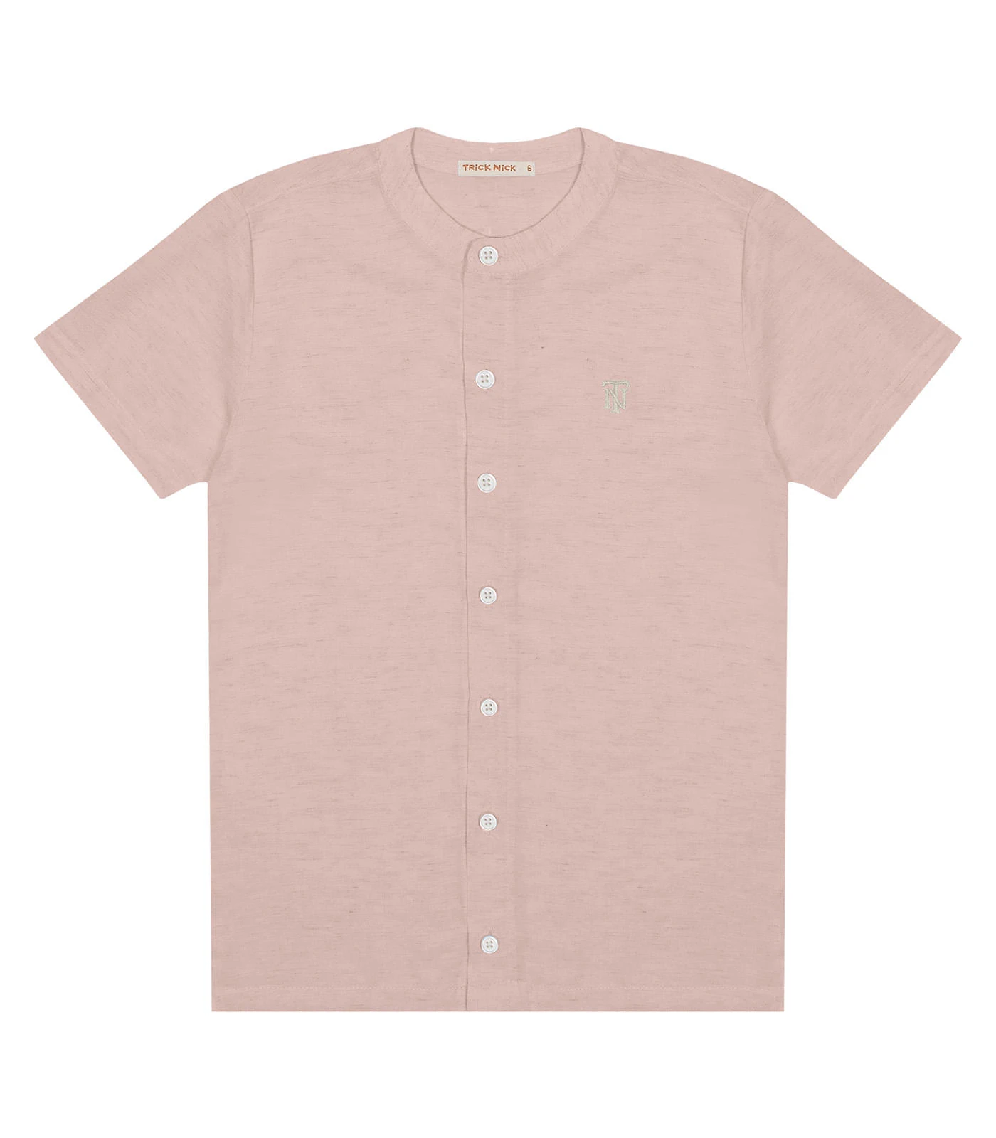 Camisa Infantil Em Viscolinho Trick Nick Rosa