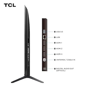 Smart TV TCL 50" 4K QD-Mini Led 50C6KS 60Hz com Sistema Operacional Google TV
