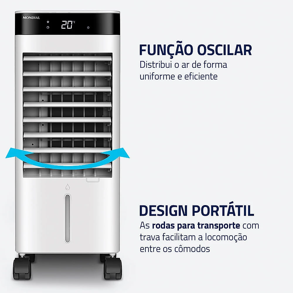 Climatizador Fresh Air Mondial Branco 90W 127V/220V CL-07L 110