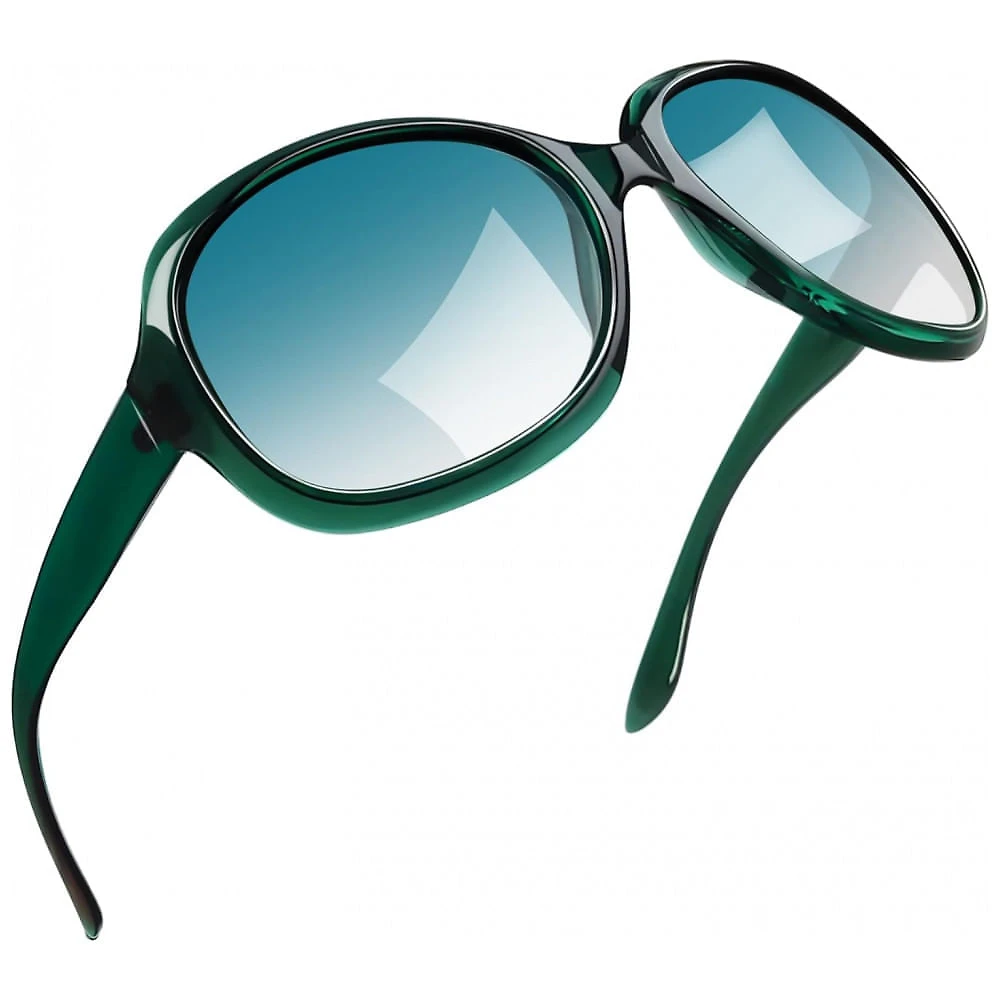 Óculos de Sol Feminino com Proteção UV, Joopin B17, Verde Claro