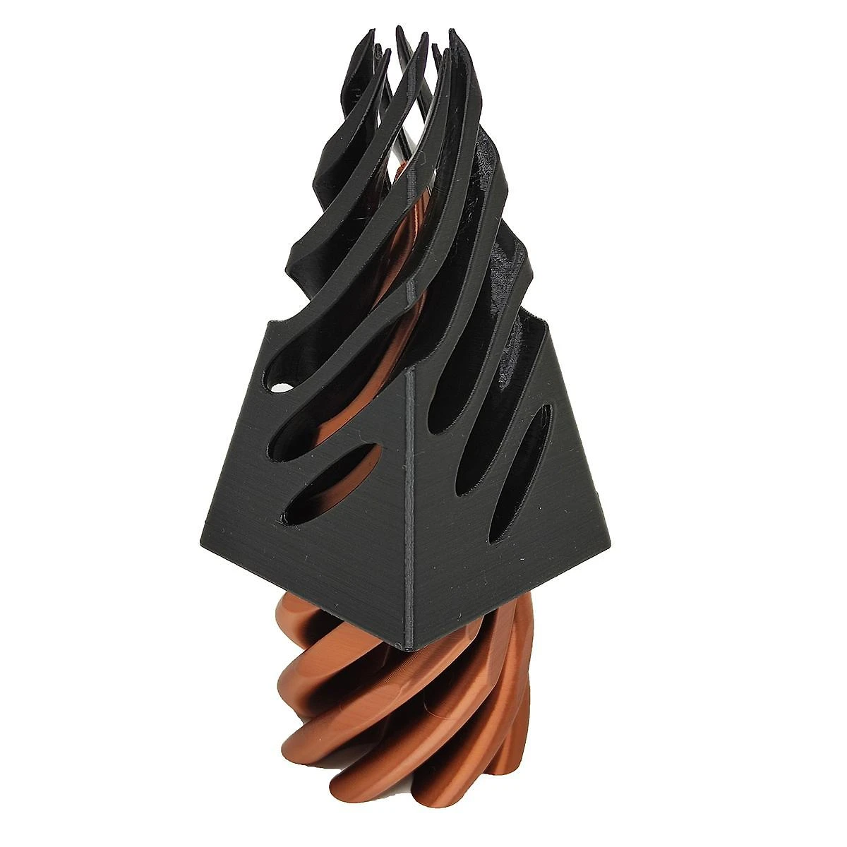 Miniatura Fidget Cone Espiral Anti Estresse Spiral Pirâmide 3D Cor