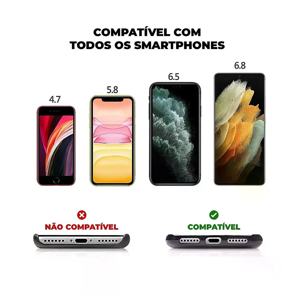 Cordão Phone Strap Flex - Roxo - Gshield