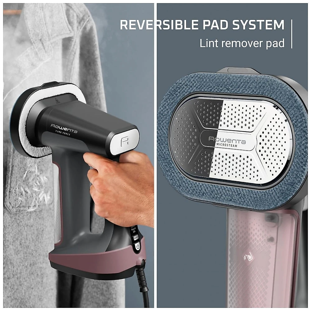 Rowenta Ferro a Vapor para Roupas, 3 em 1, Portátil, Removedor de Fiapos, 1875 Watts, Desligamento Automático, Preto Rosa, DR8865 3 em 1 Ferro a Vapor Rowenta Ferro a Vapor para Roupas, 3 em 1, Portátil, Removedor de Fiapos, 1875 Watts, Desligamento Automático, Preto Rosa, DR8865 3 em 1 Ferro