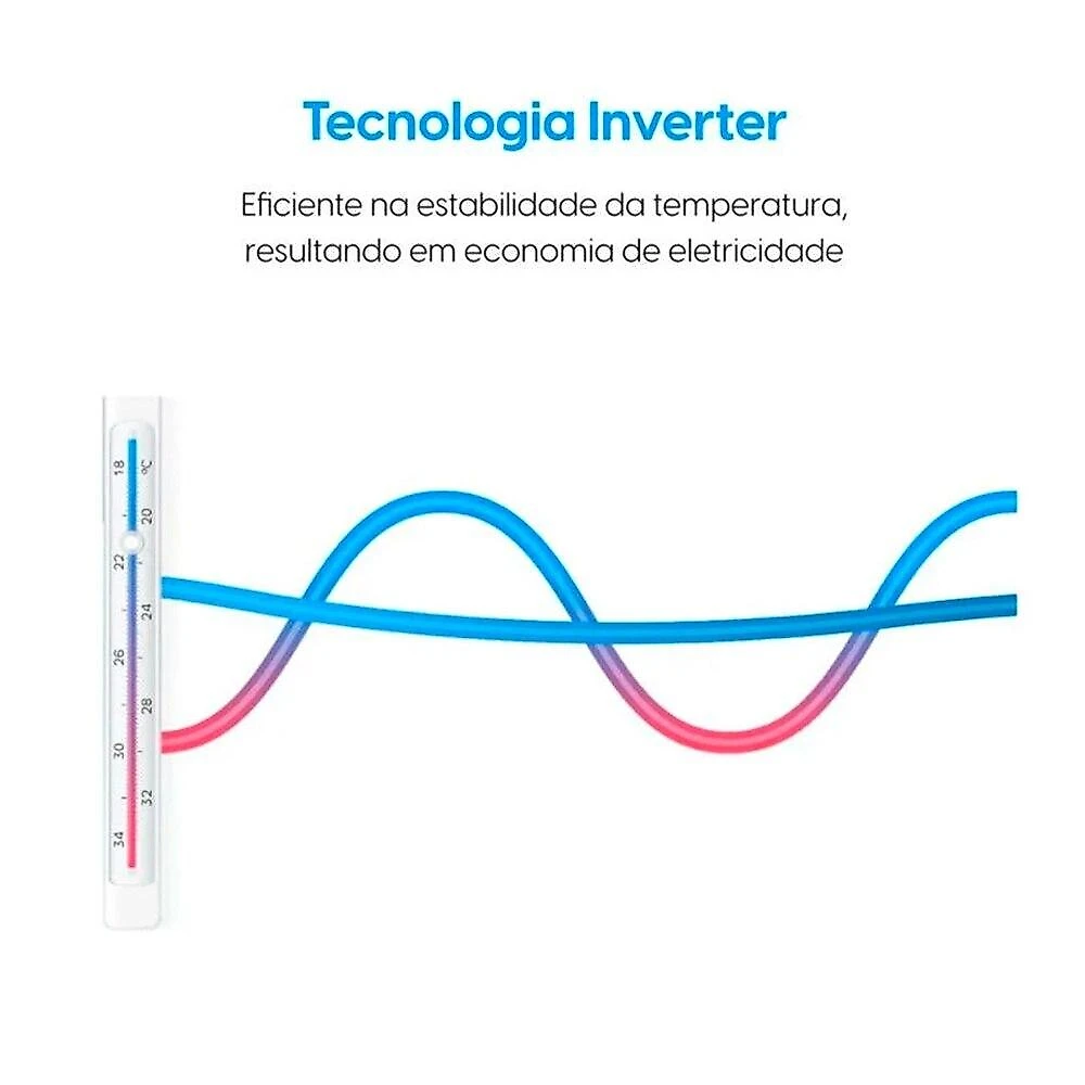 Ar-Condicionado Split Inverter III 9000 BTUs Elgin Eco com Wi-Fi Integrado High Wall Só Frio 45HJFI09C2WG/45HJFE09C2CG 220V