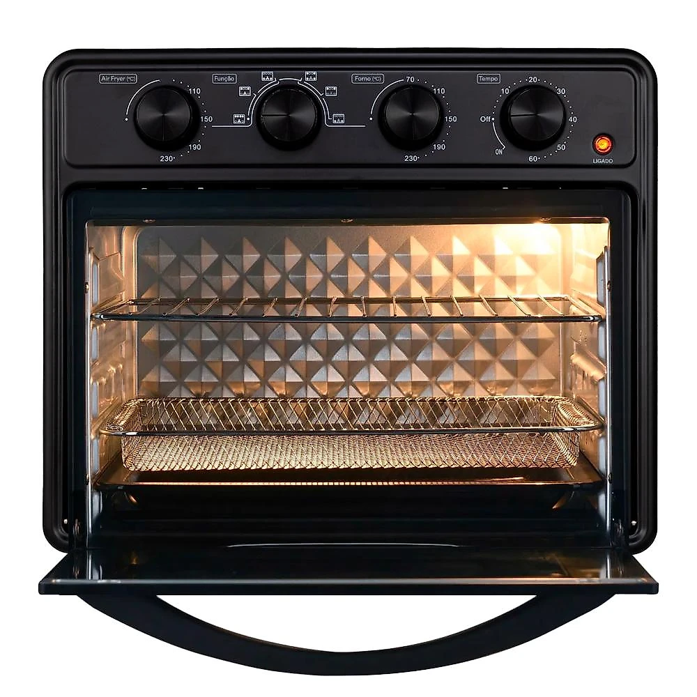 Fritadeira Air Fryer Oven EOS 35 Litros Premium All Black EAF35AP 220V