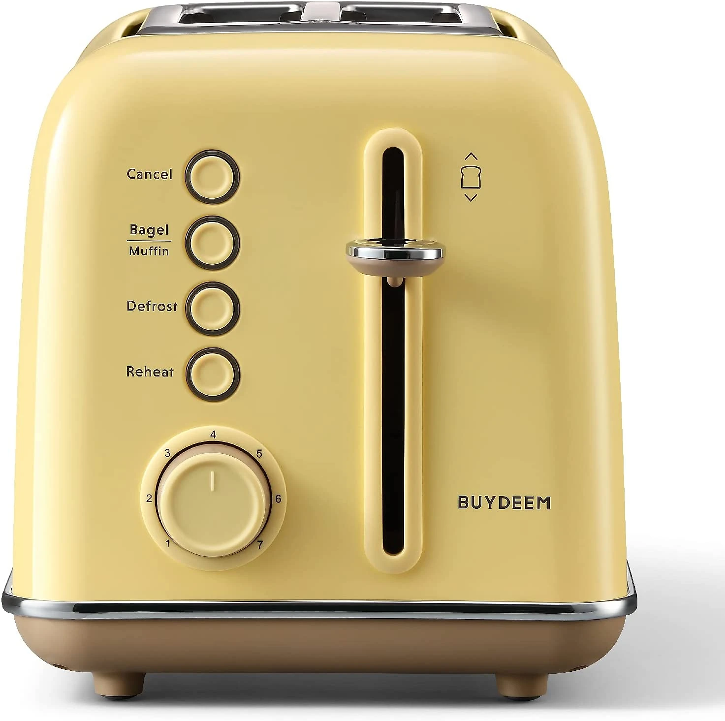 BUYDEEM DT620 2Slice Toaster Extra Wide Slots Retro
