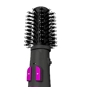 Escova Rotativa Philco PER02 1300W Íons Tourmaline Revestimento Cerâmico Bivolt Preta