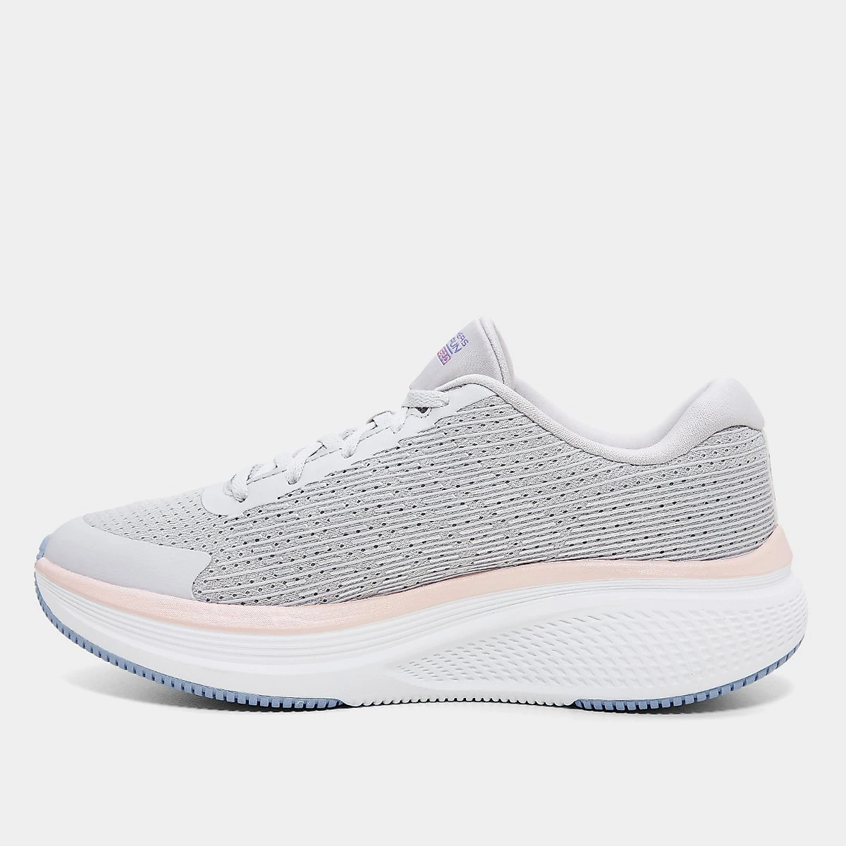 Tênis Skechers Go Run Elevate 2.0 - Badric Feminino Cinza+Pink - 34