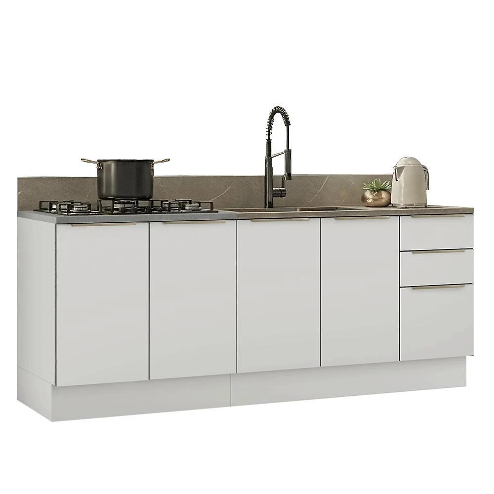 Armário de cozinha compacta 200 cm  lux madesa 06