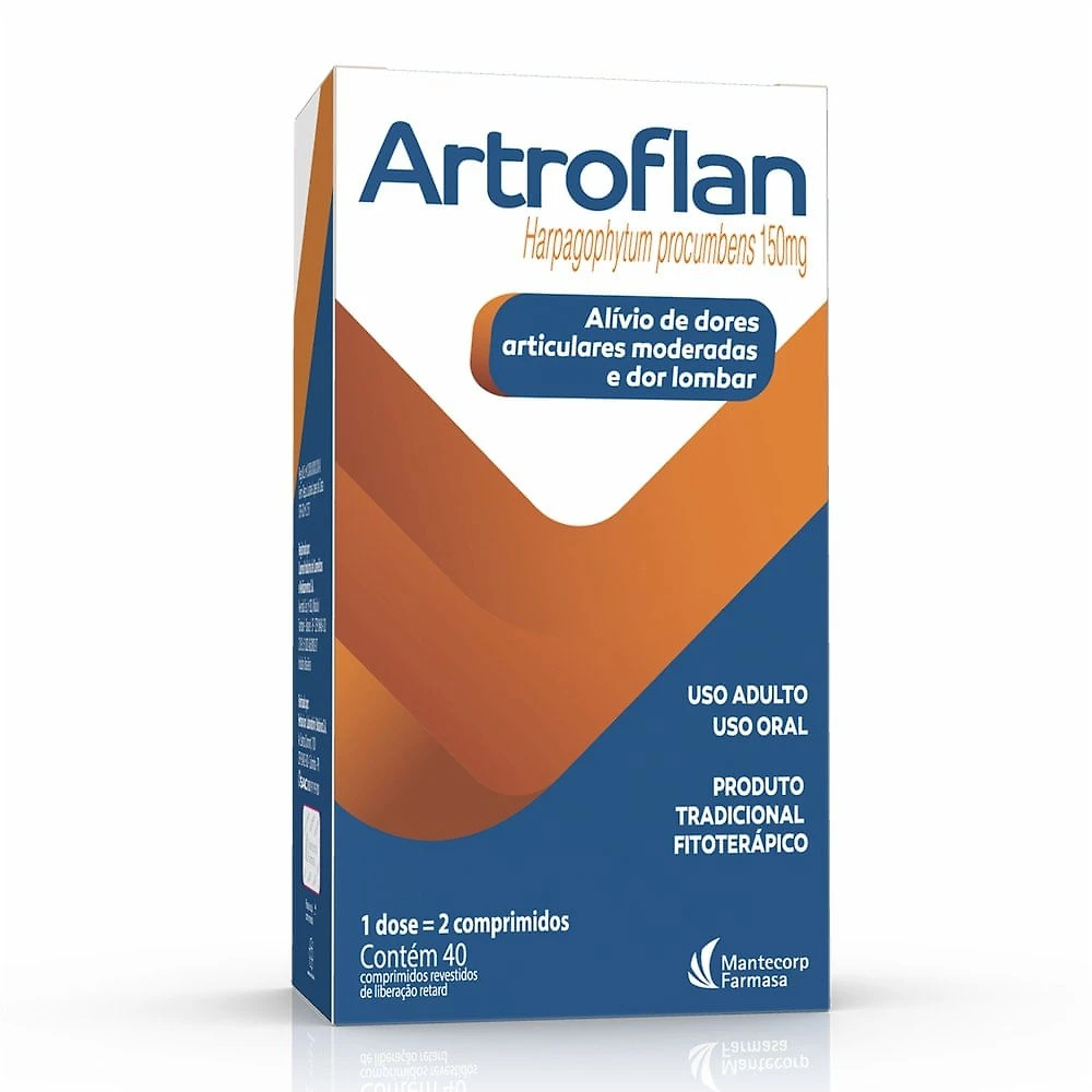 Artroflan 150mg 40 Comprimidos Revestidos Liberação Retardada