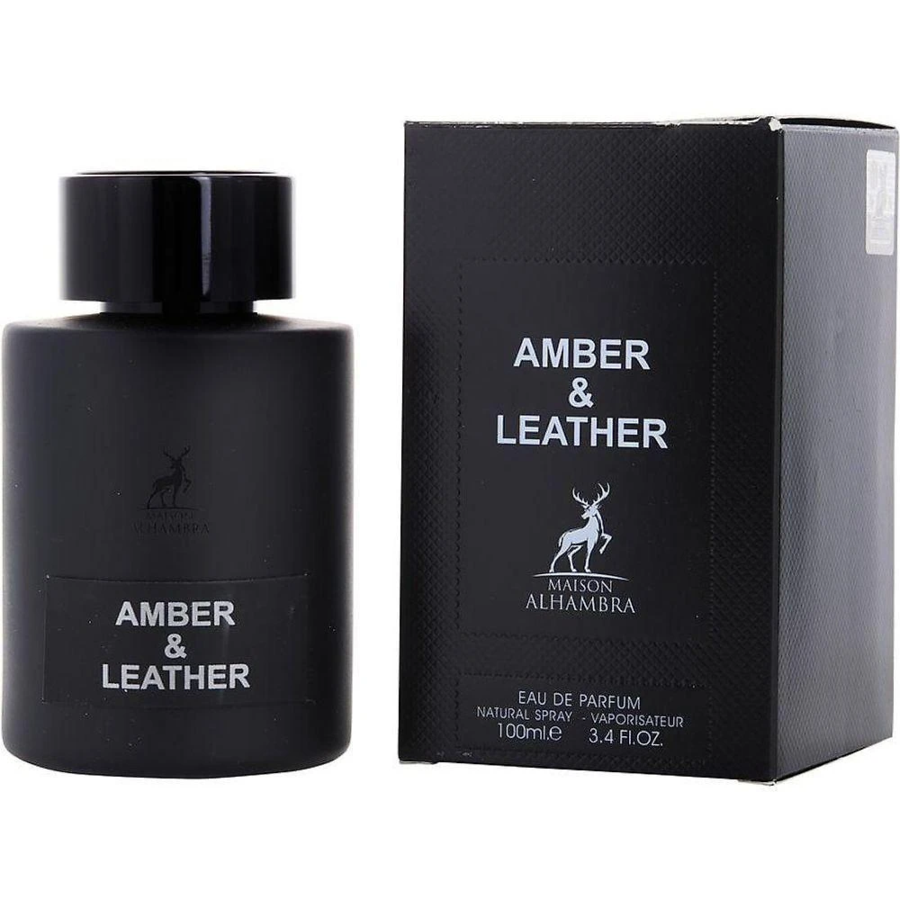 Perfume Masculino Maison Alhambra Amber & Leather Eau De Parfum Spray 100 ml