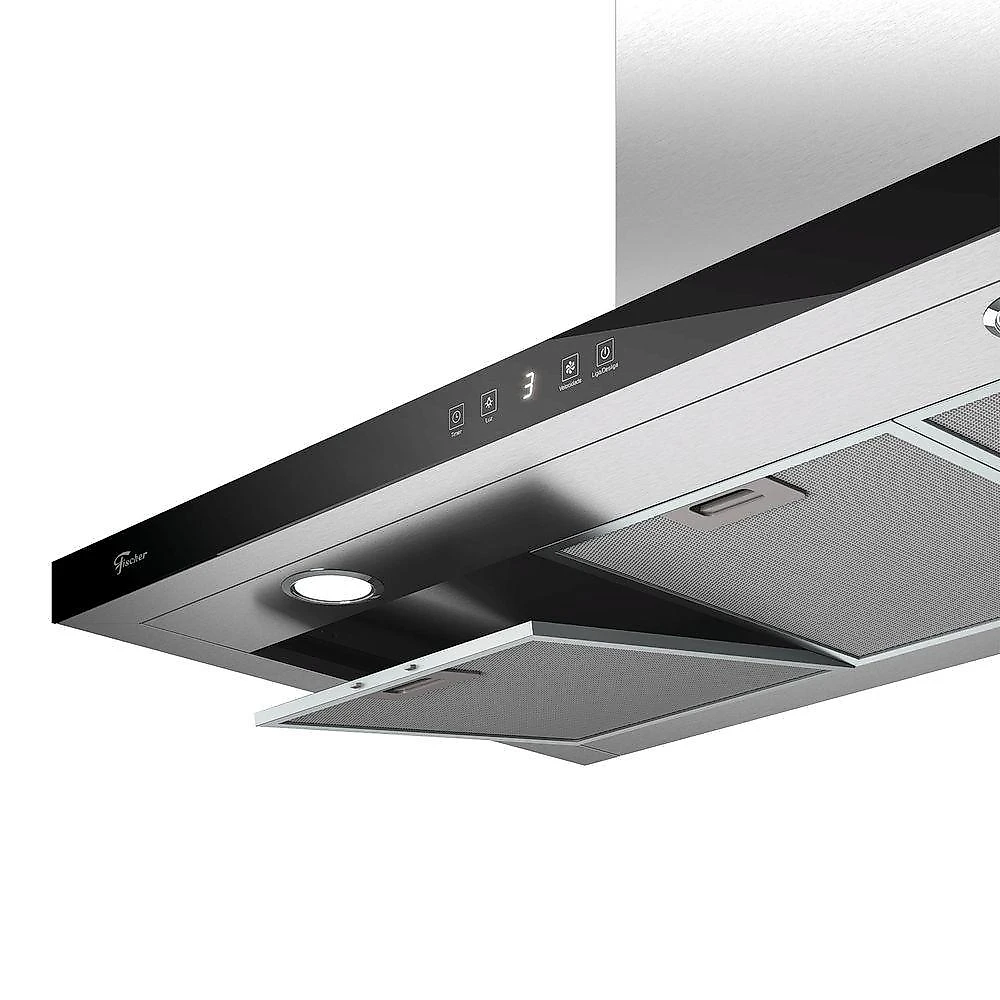 Coifa de Parede Fischer Infinity 90CM Inox Controle por Gesto 110V