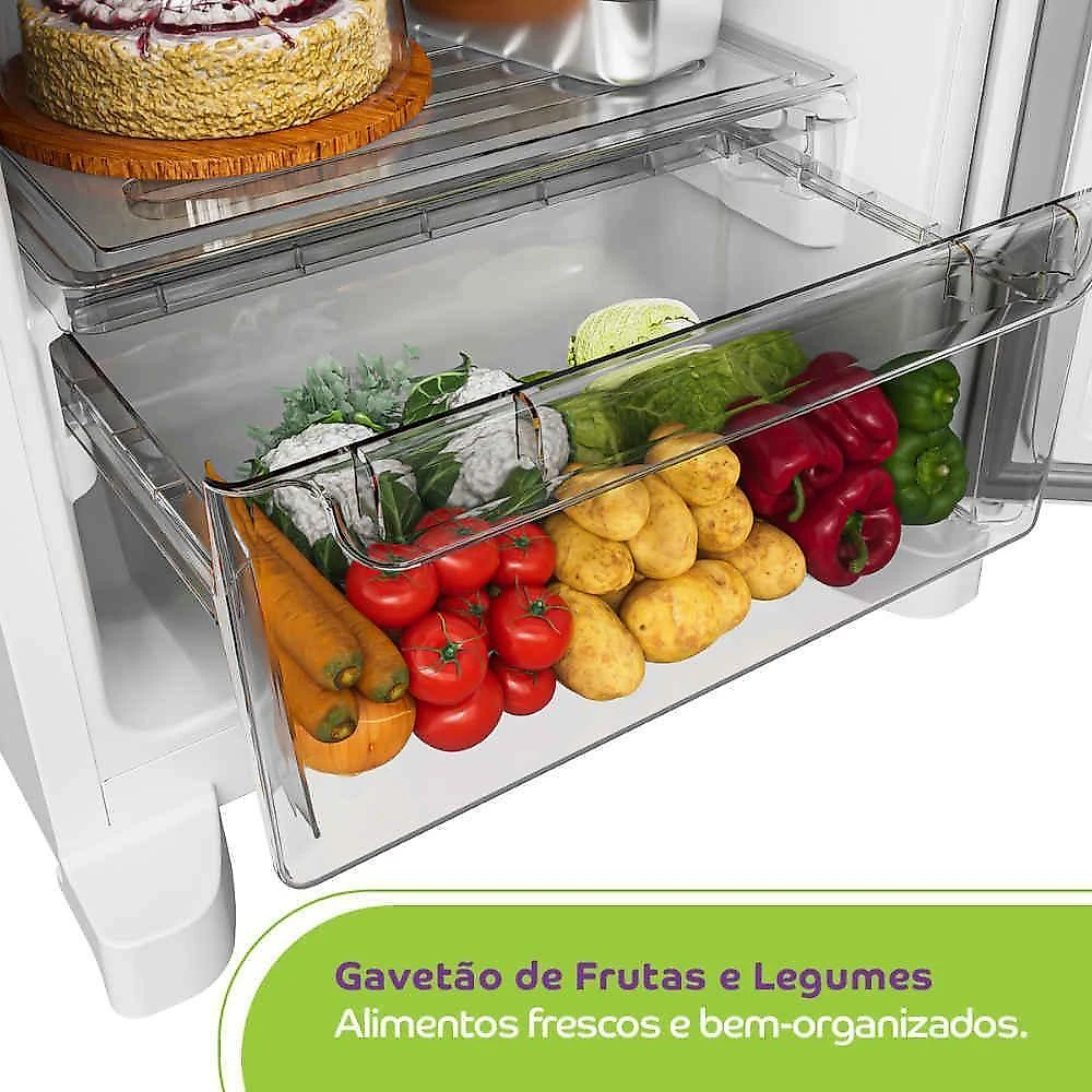Geladeira Consul Duplex Frost Free Inverter 377L CRM44MB Branco 220V
