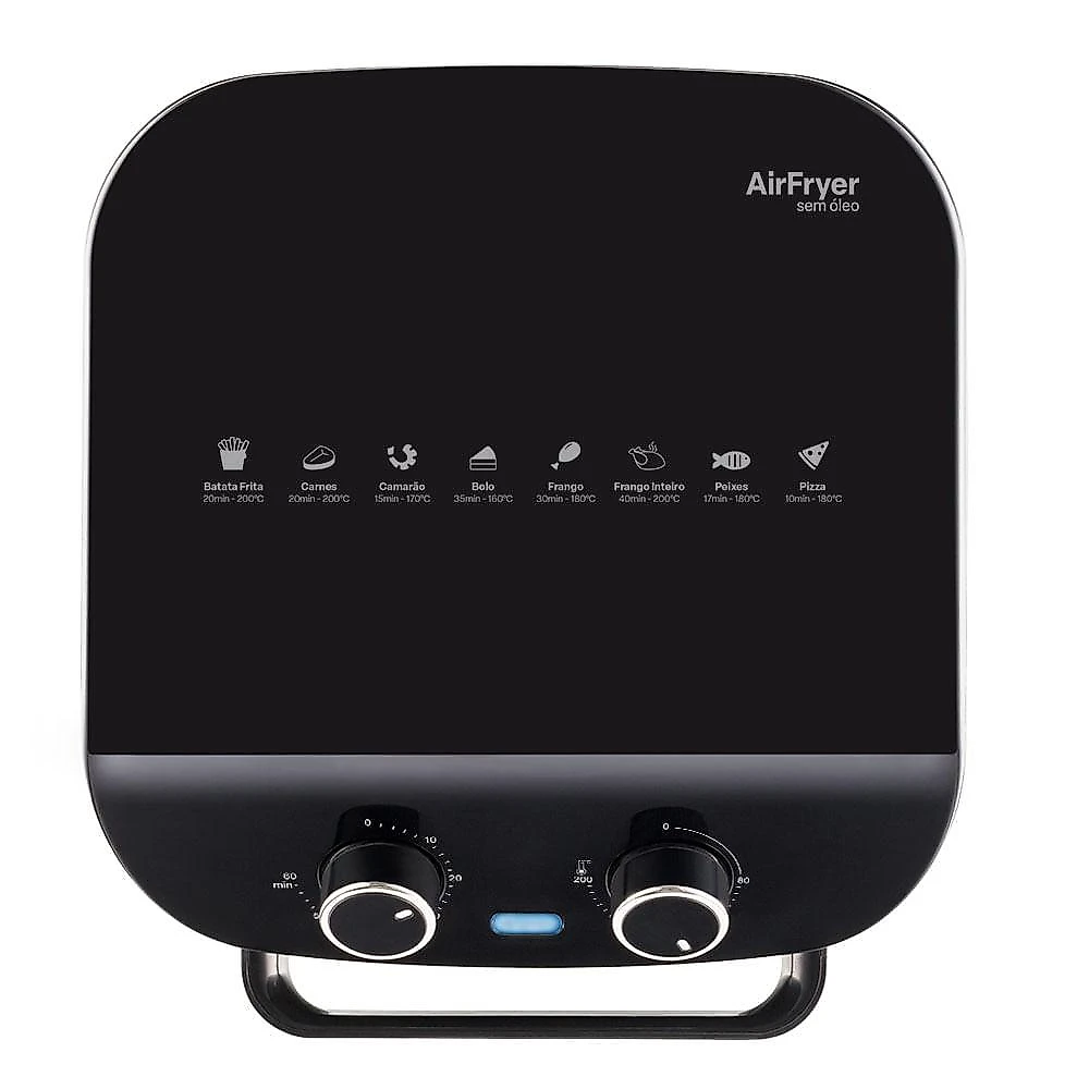 Air fryer forno 12l 1700w -127v multi - go228 preto - 220v