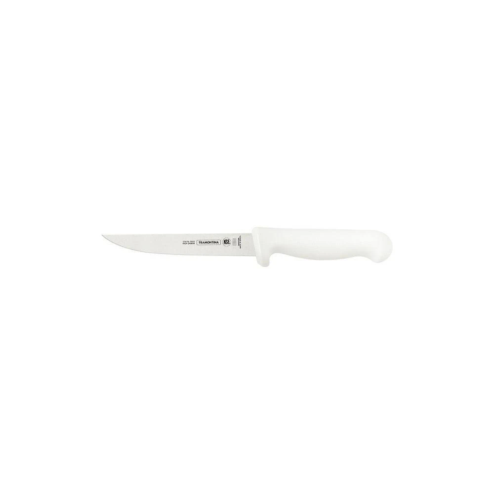 Faca para Desossar Profissional Master Aco Inox Cabo Polipropileno Branco Uso Carnes Tramontina